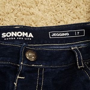 Jeggings, size 7, adjustable waist